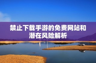 禁止下载手游的免费网站和潜在风险解析