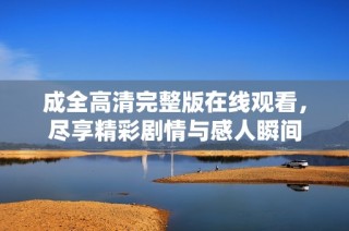 成全高清完整版在线观看，尽享精彩剧情与感人瞬间