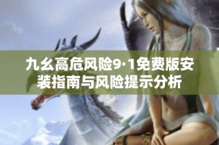 九幺高危风险9·1免费版安装指南与风险提示分析
