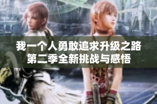 我一个人勇敢追求升级之路第二季全新挑战与感悟