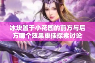 冰块置于小花园的前方与后方哪个效果更佳探索讨论