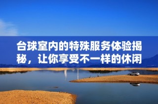 台球室内的特殊服务体验揭秘，让你享受不一样的休闲时光