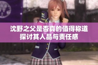 沈野之父是否真的值得称道探讨其人品与责任感