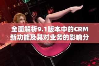 全面解析9.1版本中的CRM新功能及其对业务的影响分析