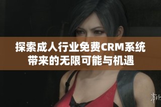 探索成人行业免费CRM系统带来的无限可能与机遇