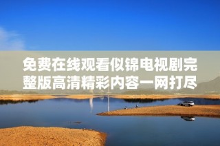免费在线观看似锦电视剧完整版高清精彩内容一网打尽