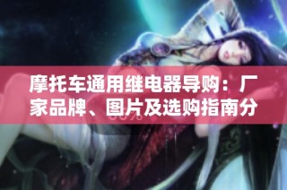 摩托车通用继电器导购：厂家品牌、图片及选购指南分享