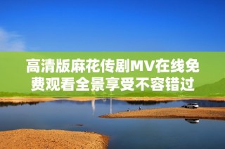 高清版麻花传剧MV在线免费观看全景享受不容错过