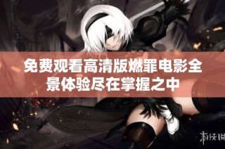 免费观看高清版燃罪电影全景体验尽在掌握之中