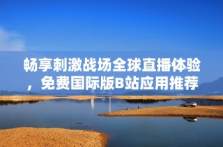 畅享刺激战场全球直播体验，免费国际版B站应用推荐
