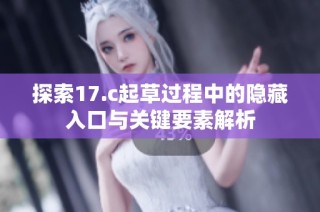 探索17.c起草过程中的隐藏入口与关键要素解析