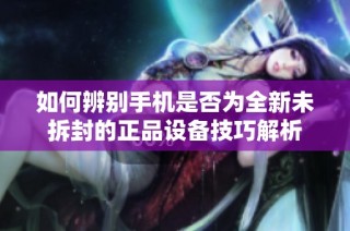 如何辨别手机是否为全新未拆封的正品设备技巧解析