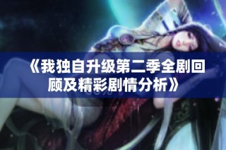 《我独自升级第二季全剧回顾及精彩剧情分析》