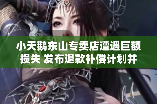 小天鹅东山专卖店遭遇巨额损失 发布退款补偿计划并承诺继续运营