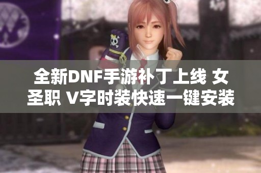 全新DNF手游补丁上线 女圣职 V字时装快速一键安装指南