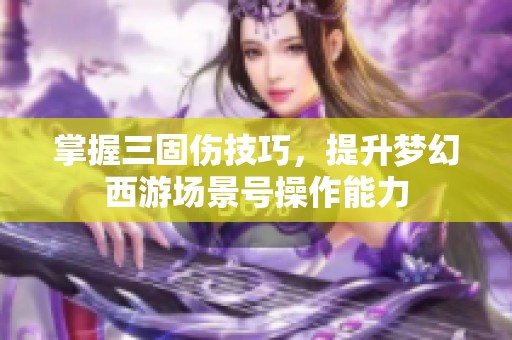 掌握三固伤技巧，提升梦幻西游场景号操作能力