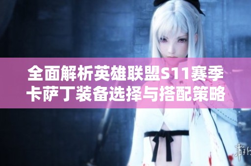 全面解析英雄联盟S11赛季卡萨丁装备选择与搭配策略