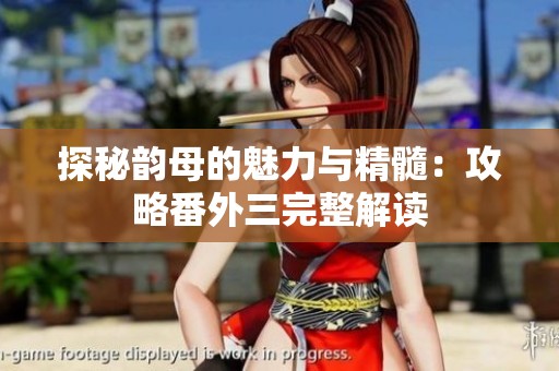 探秘韵母的魅力与精髓：攻略番外三完整解读