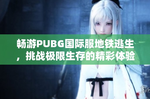 畅游PUBG国际服地铁逃生，挑战极限生存的精彩体验