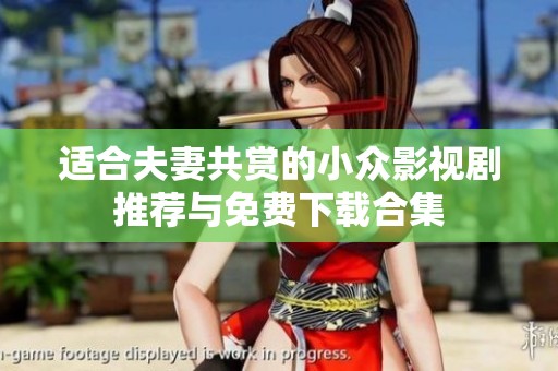 适合夫妻共赏的小众影视剧推荐与免费下载合集