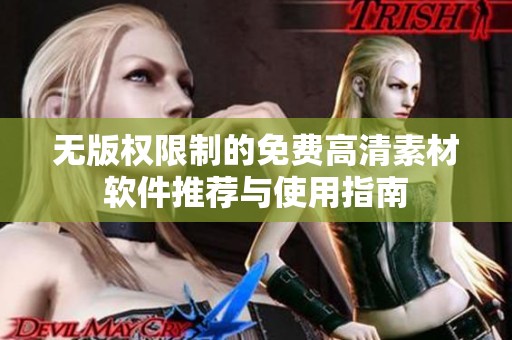 无版权限制的免费高清素材软件推荐与使用指南