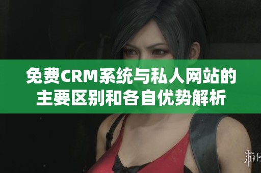 免费CRM系统与私人网站的主要区别和各自优势解析