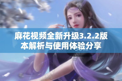 麻花视频全新升级3.2.2版本解析与使用体验分享